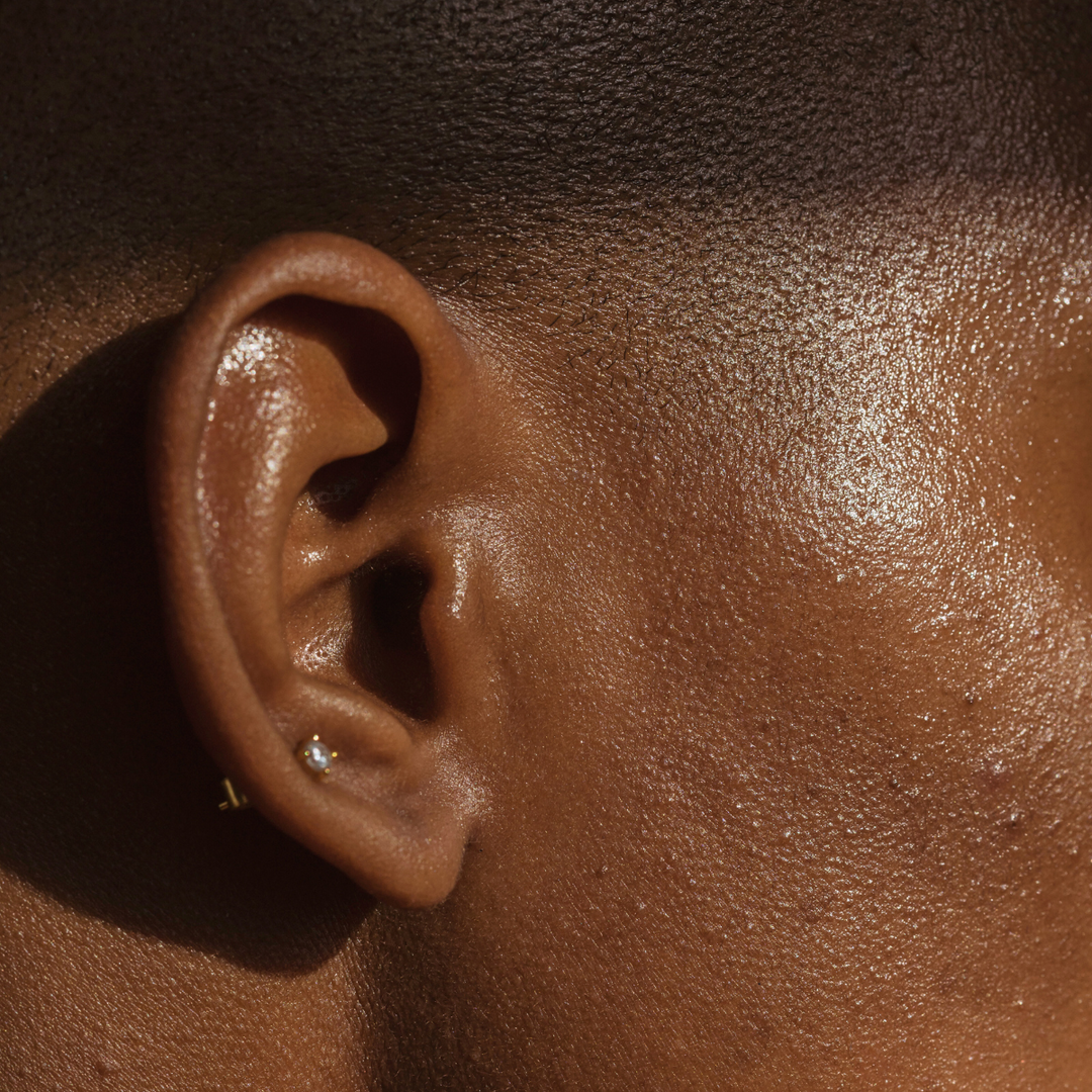 Ear Piercing - Medical Grade Stainless Steel / Titanium (Single) | PURE Spa & Beauty