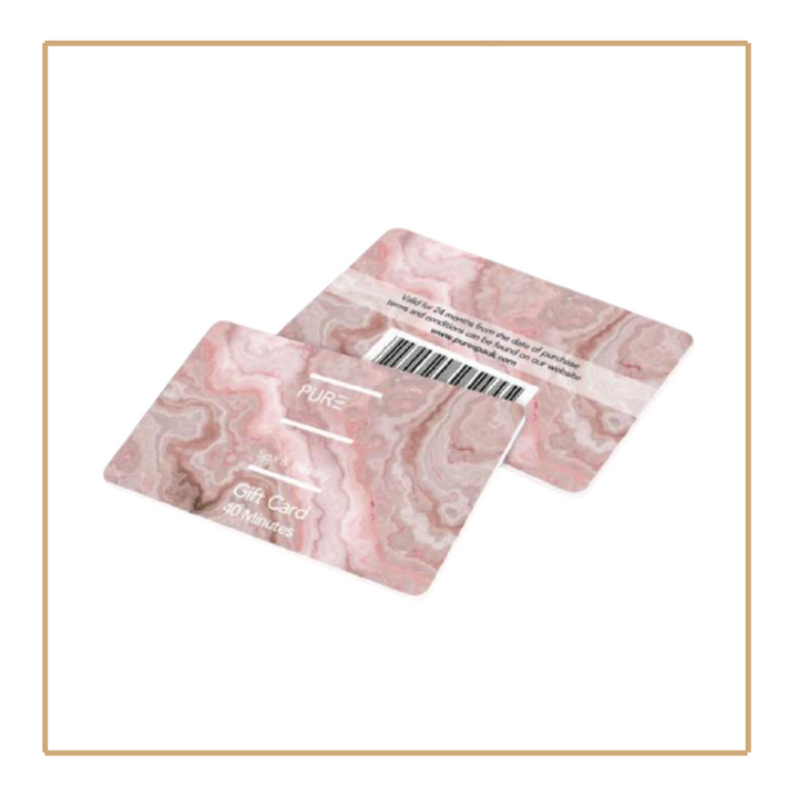 PURE Quartz Gift Card - 40 Minutes | PURE Spa UK