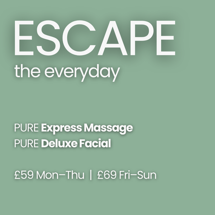 Escape the Everyday (Fri-Sun) | Express Massage + Deluxe Facial (60 Mins)