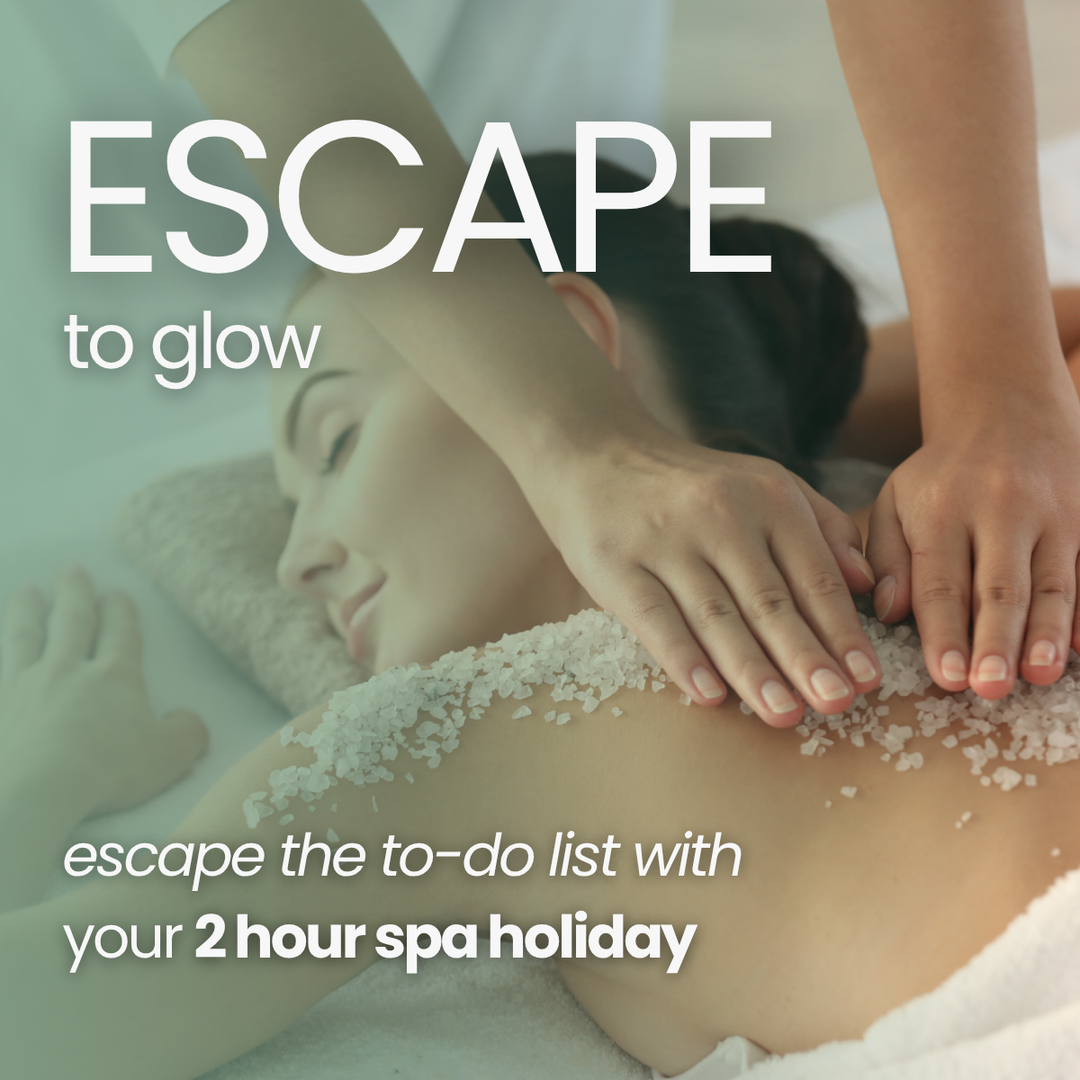 Escape to Glow (Mon-Thur) | Salt Scrub, Swedish Massage + Facilities (2-hour)