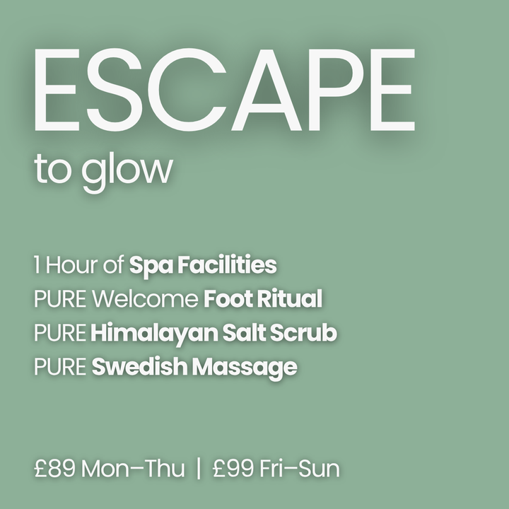 Escape to Glow (Mon-Thur) | Salt Scrub, Swedish Massage + Facilities (2-hour)