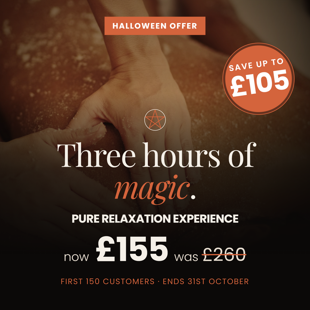 PURE Relaxation Experience – Halloween Offer (180 min)