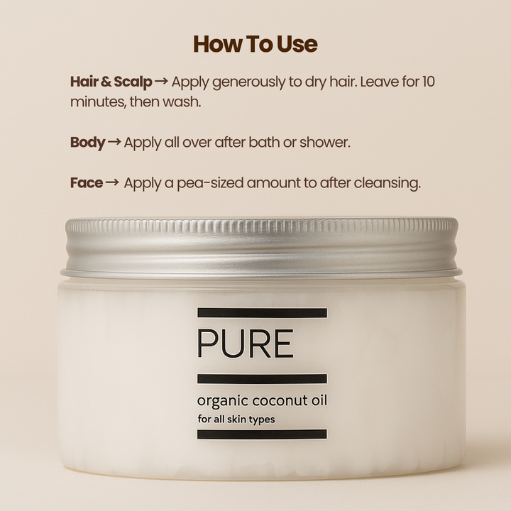 PURE Organic Coconut Oil