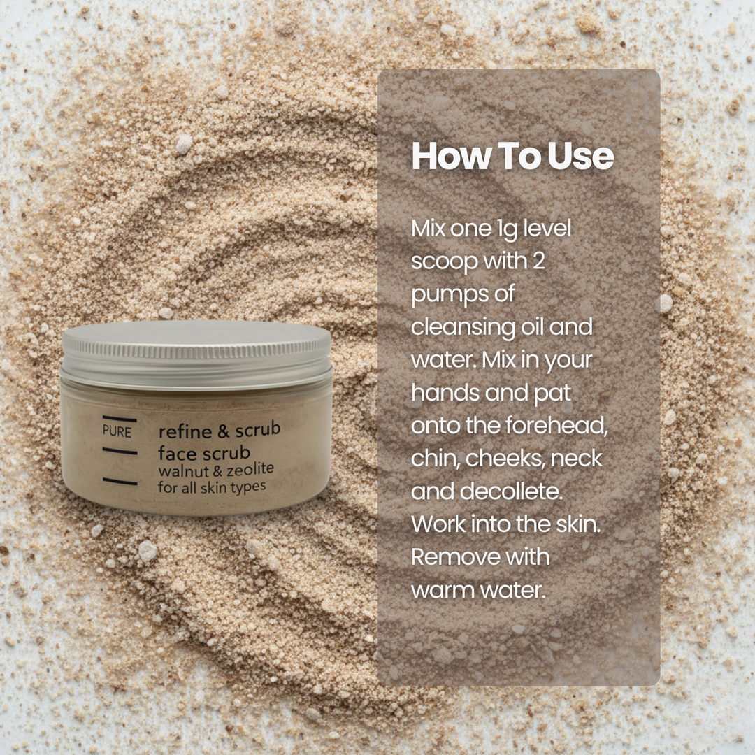 PURE Refine & Scrub Face Scrub (100g)