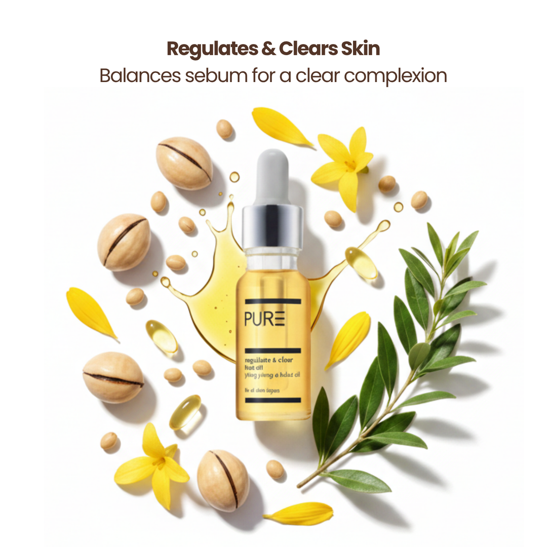 PURE Regulate & Clear Face Oil (30ml)