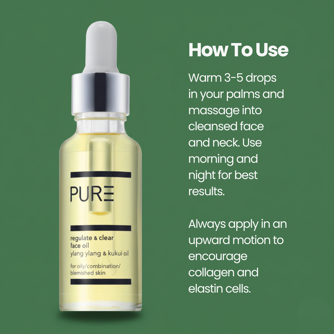 PURE Regulate & Clear Face Oil (30ml)