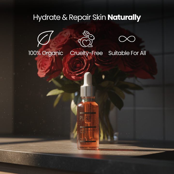 PURE Organic Cold-Pressed Rosehip Face Oil (30ml)