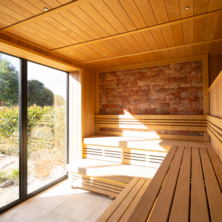 The sauna at PURE Witney Lakes in Oxfordshire, part of the 60 minutes of free spa facilities included with the Her Birthday gift experience
