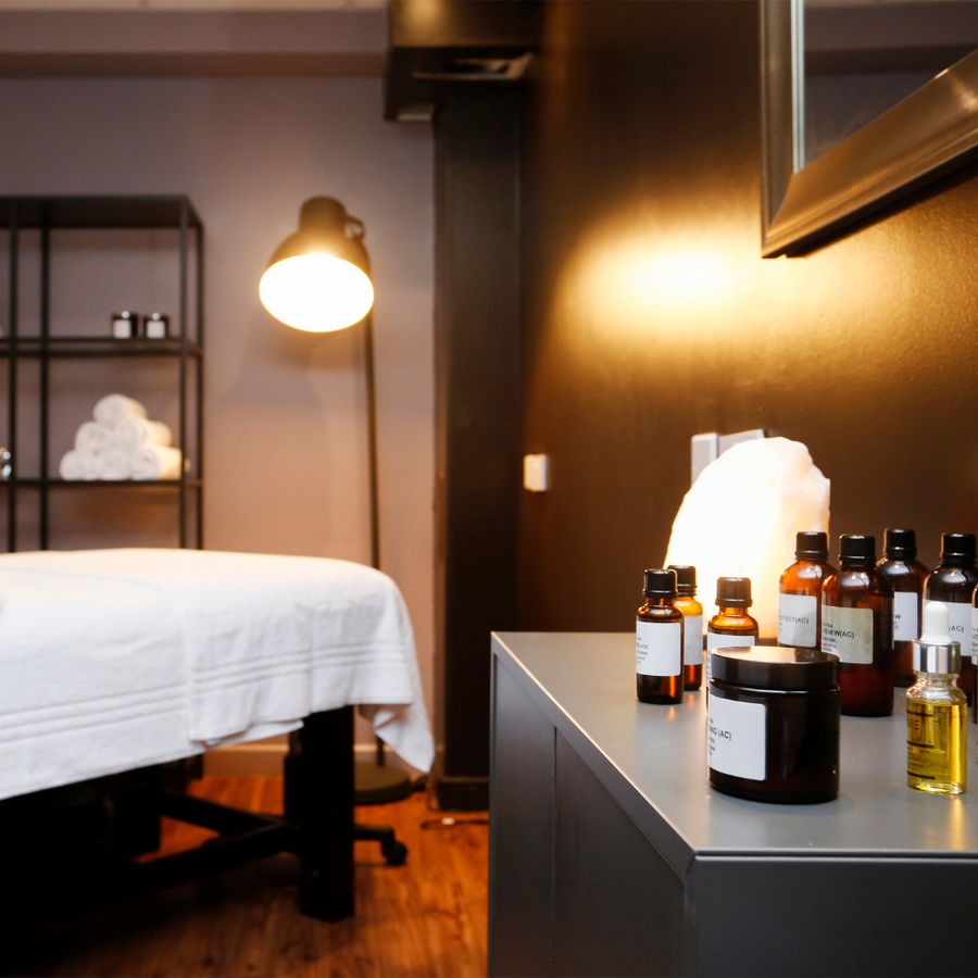 Spa treatment room at PURE Lothian Road