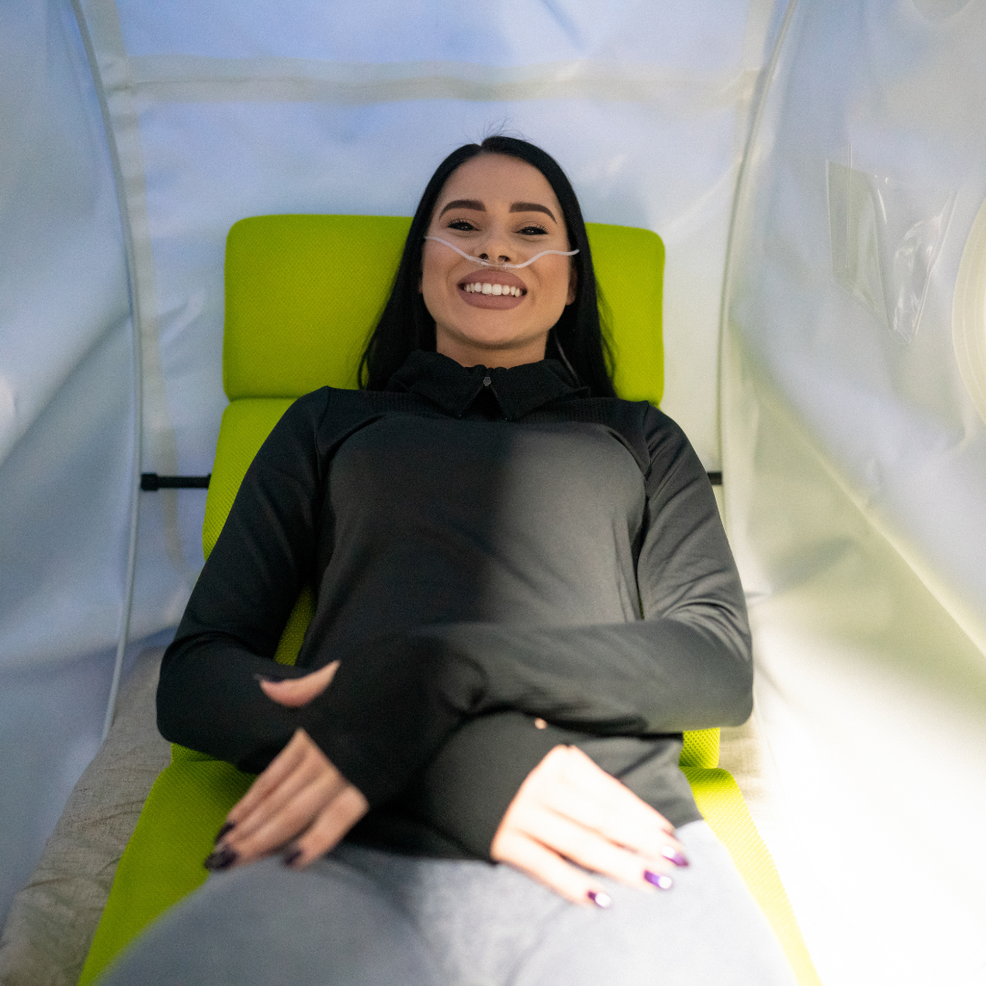 Hyperbaric oxygen therapy chamber at PURE Union Square, Aberdeen