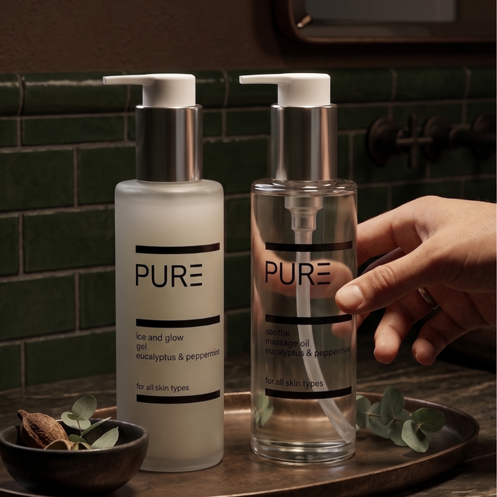 Father's Day Skincare Bundle - Ice & Glow Muscle Gel + Soothe Body Oil
