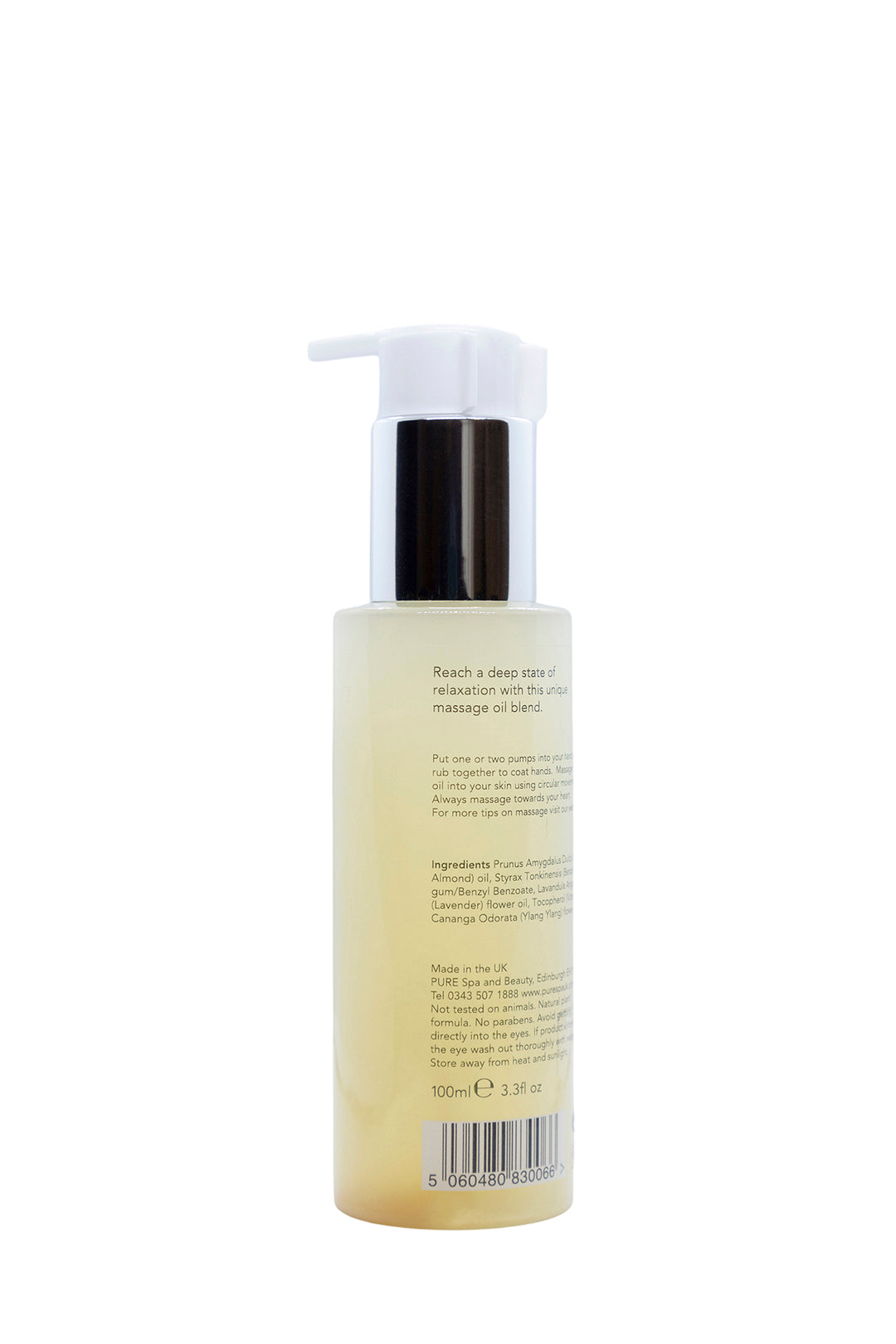 PURE Unwind Massage Oil | PURE Spa & Beauty