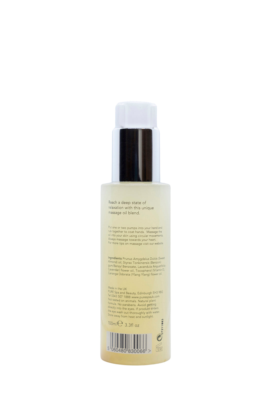 PURE Unwind Massage Oil | PURE Spa & Beauty